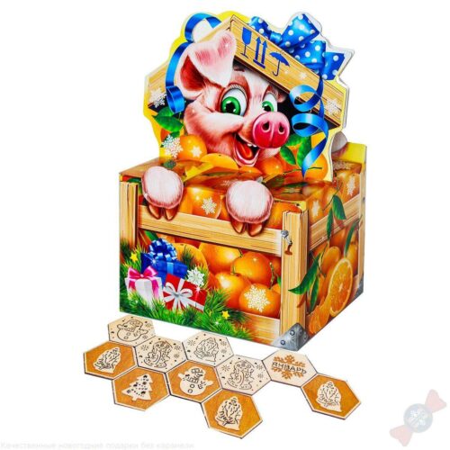 Подарок Запах мандаринов с развивающей игрой